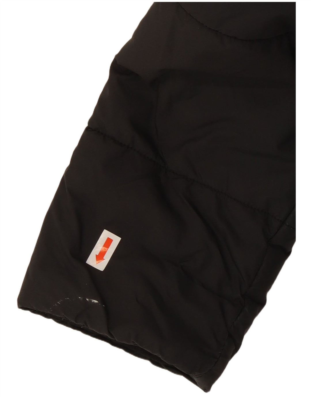 ADIDAS Womens Hooded Padded Jacket UK 8 Small Black Polyester