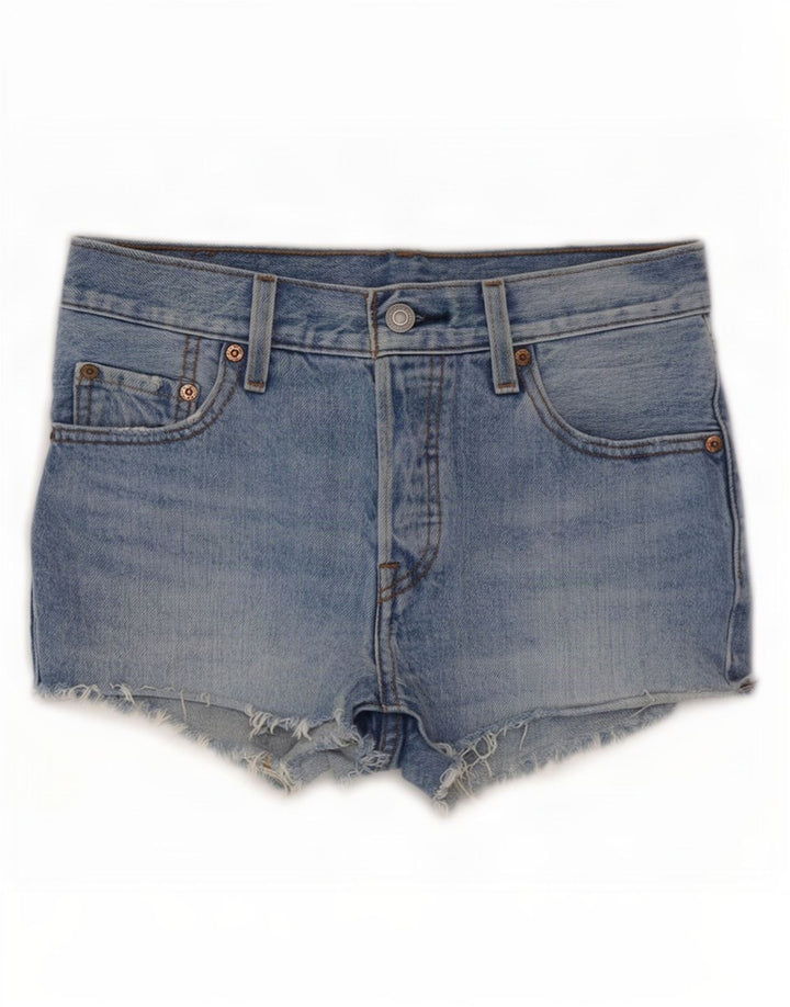 Levi's Womens 501 Denim Shorts Small W25 Blue Cotton