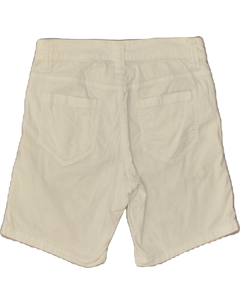 BENETTON Womens Denim Shorts IT 38 XS W28 Off White Vintage Benetton and Second-Hand Benetton from Messina Hembry 