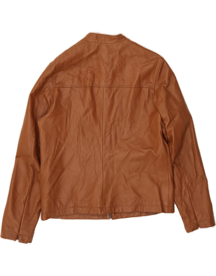 PRIVATE Womens Leather Jacket IT 48 XL Brown Leather Vintage Private and Second-Hand Private from Messina Hembry 