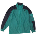 Puma Mens Rain Jacket UK 36 Small Turquoise Colourblock Nylon