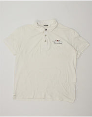 NAPAPIJRI Mens Polo Shirt 3XL White Cotton