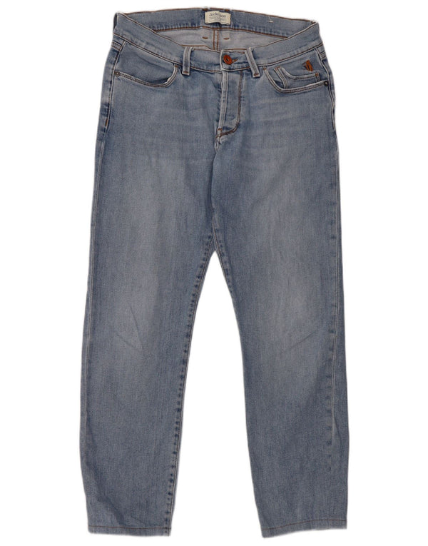 Jeckerson Womens Straight Jeans W29 L27 Blue Cotton