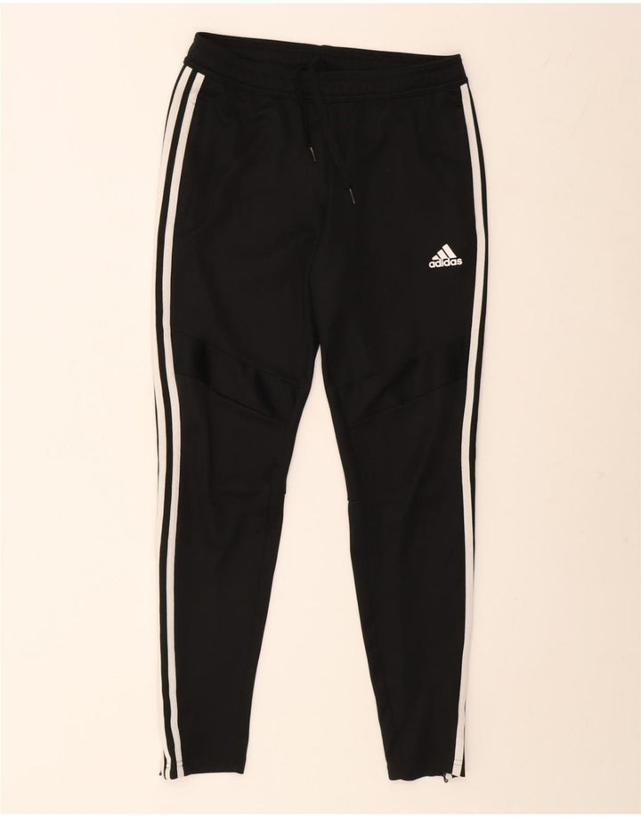Adidas Womens Tracksuit Trousers UK 8/10 Small Black Polyester