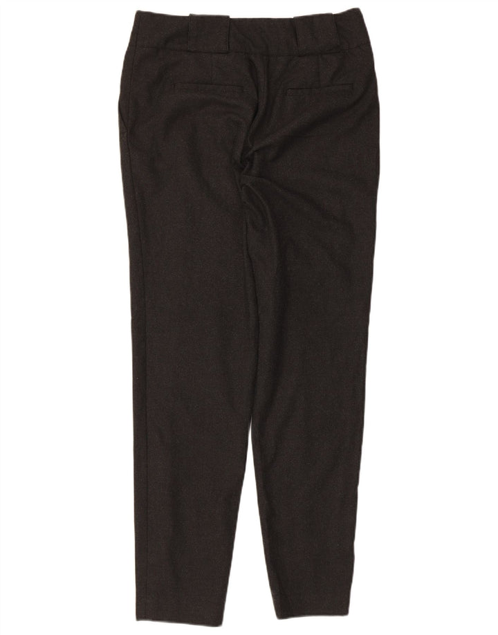 Zara Womens Pegged Chino Trousers Small W26 L28 Grey