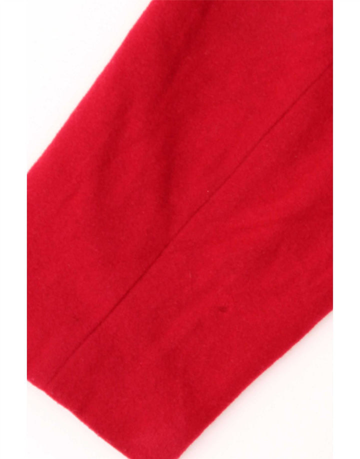 John Lewis Womens Overcoat UK 18 XL Red Wool