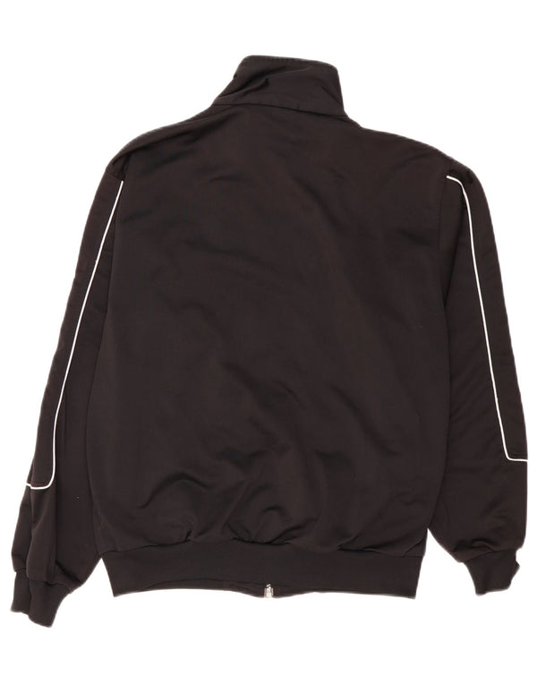 Kappa Mens Tracksuit Top Jacket Medium Black Polyester