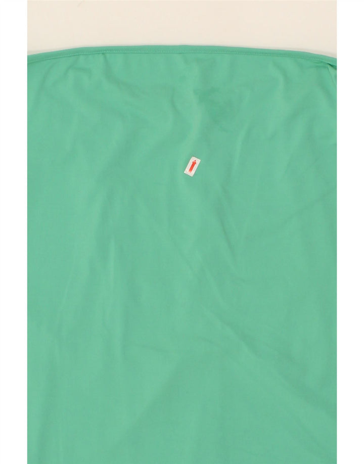 ROCCOBAROCCO Womens Off Shoulder Top IT 52 2XL Green Acrylic Vintage Roccobarocco and Second-Hand Roccobarocco from Messina Hembry 