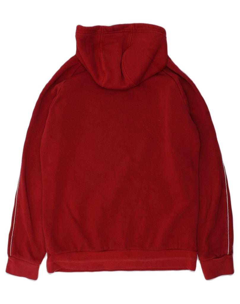 ADIDAS Girls Hoodie Jumper 13-14 Years Red Cotton | Vintage Adidas | Thrift | Second-Hand Adidas | Used Clothing | Messina Hembry 