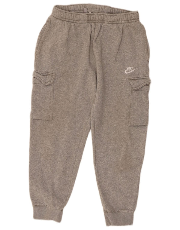 Nike Mens Capri Tracksuit Trousers Joggers Small Grey Flecked Cotton