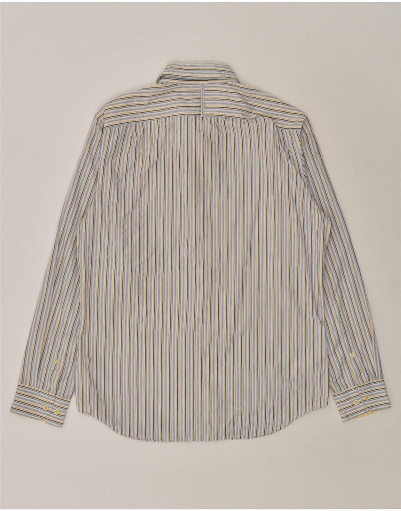 BANANA REPUBLIC Mens Shirt Size 15 1/2 Medium Grey Striped Cotton | Vintage Banana Republic | Thrift | Second-Hand Banana Republic | Used Clothing | Messina Hembry 