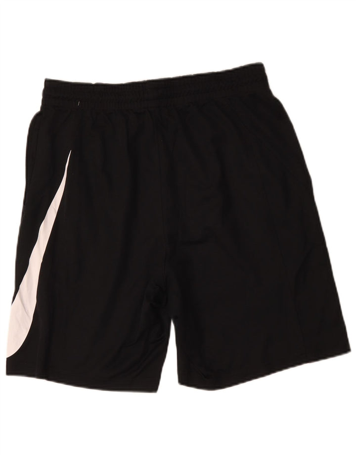 Nike Mens Dri Fit Graphic Sport Shorts Large Black Polyester