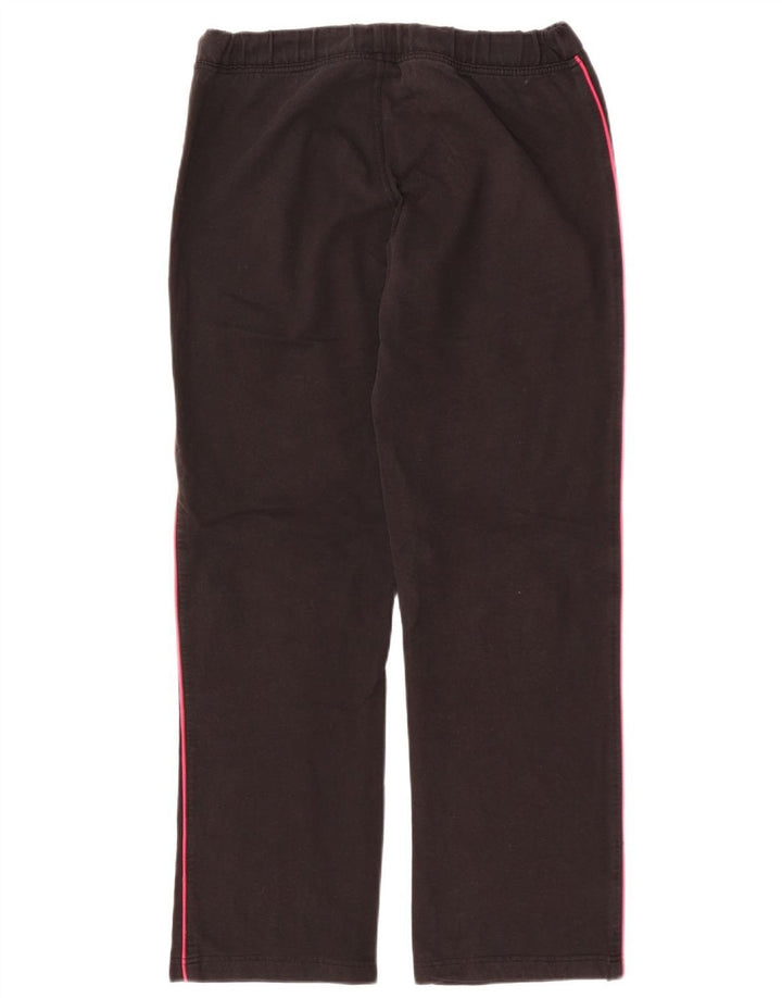 REEBOK Womens Tracksuit Trousers UK 14 Large Black Polyester