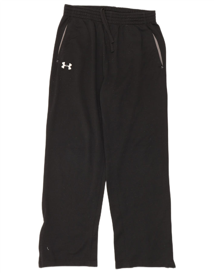 UNDER ARMOUR Mens Tracksuit Trousers Large  Black Polyester