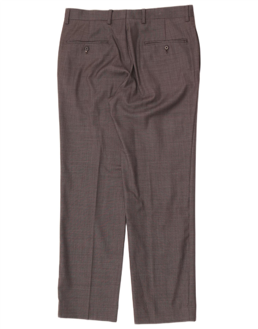 Tommy Hilfiger Mens Straight Suit Trousers W32 L30 Grey