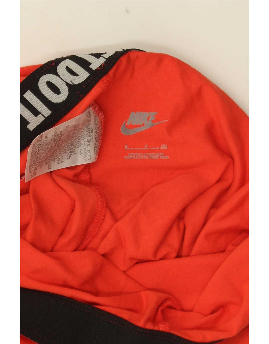 Nike Womens Graphic Leggings UK 8 Small Orange Cotton