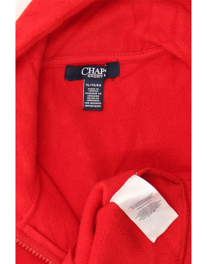 CHAPS Womens Fleece Gilet UK 18 XL Red Polyester
