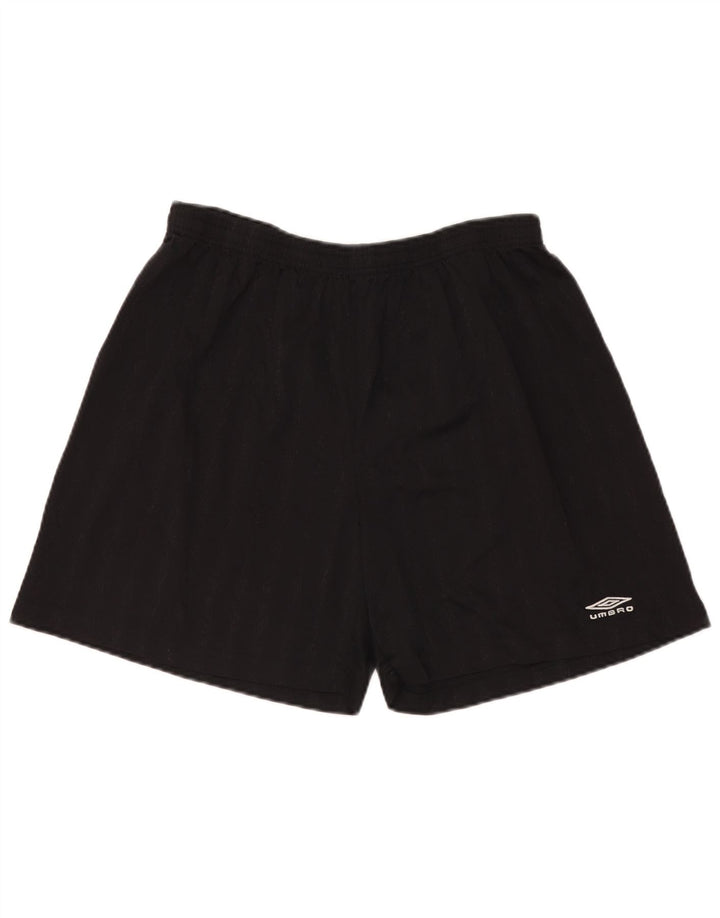 Umbro Mens Sport Shorts UK 38/40 2XL Black Polyester