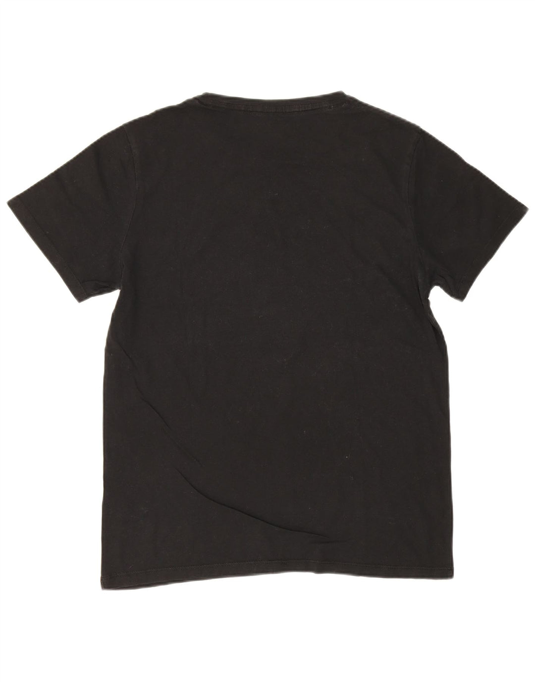 Jack & Jones Mens Graphic T-Shirt Top Medium Black