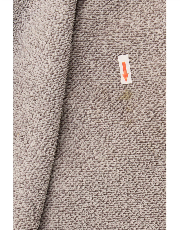 Weird Fish Mens Zip Neck Sweatshirt Jumper 3XL Grey Polyester