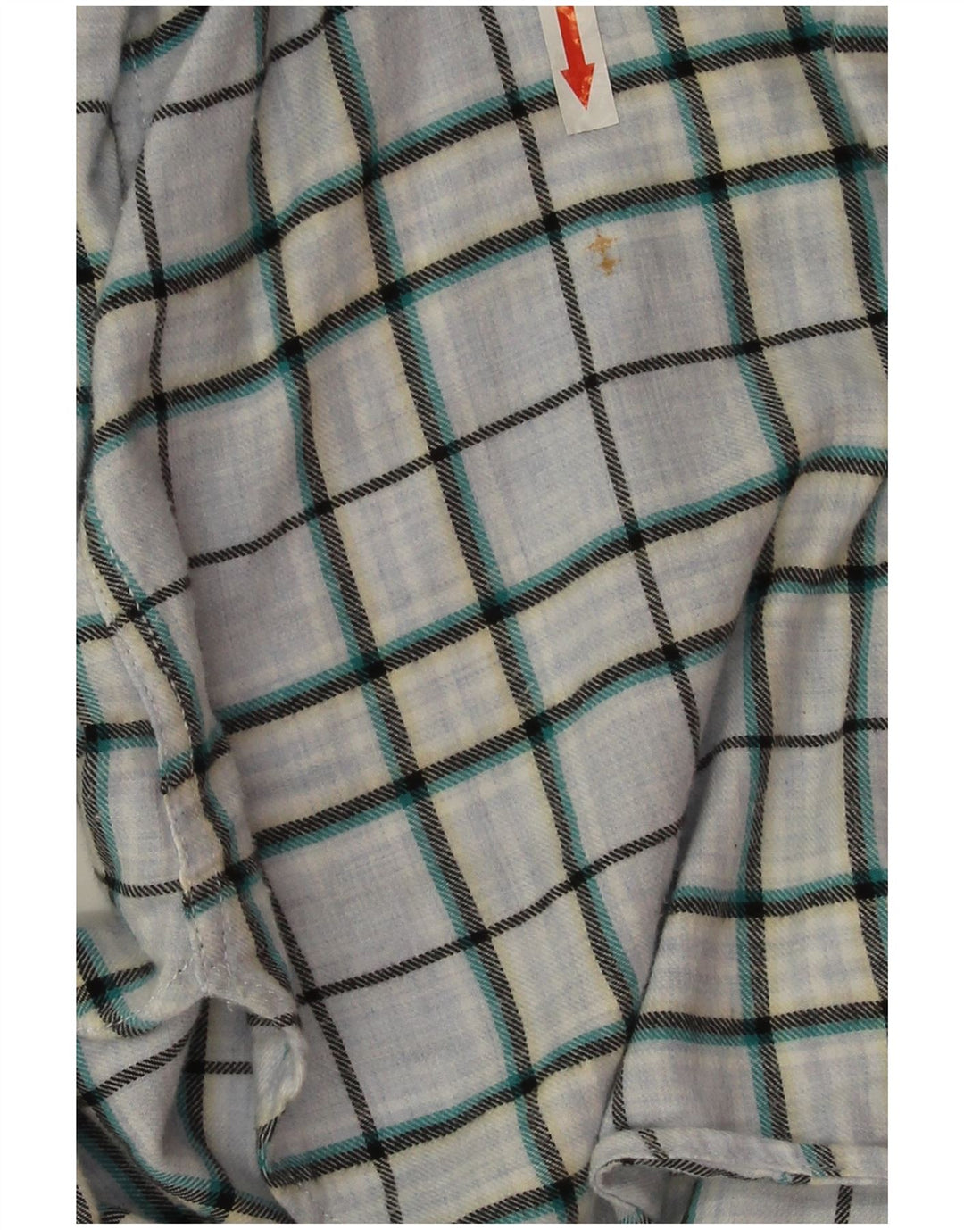 Fat Face Womens Oversized Shirt UK 14 Large Blue Check