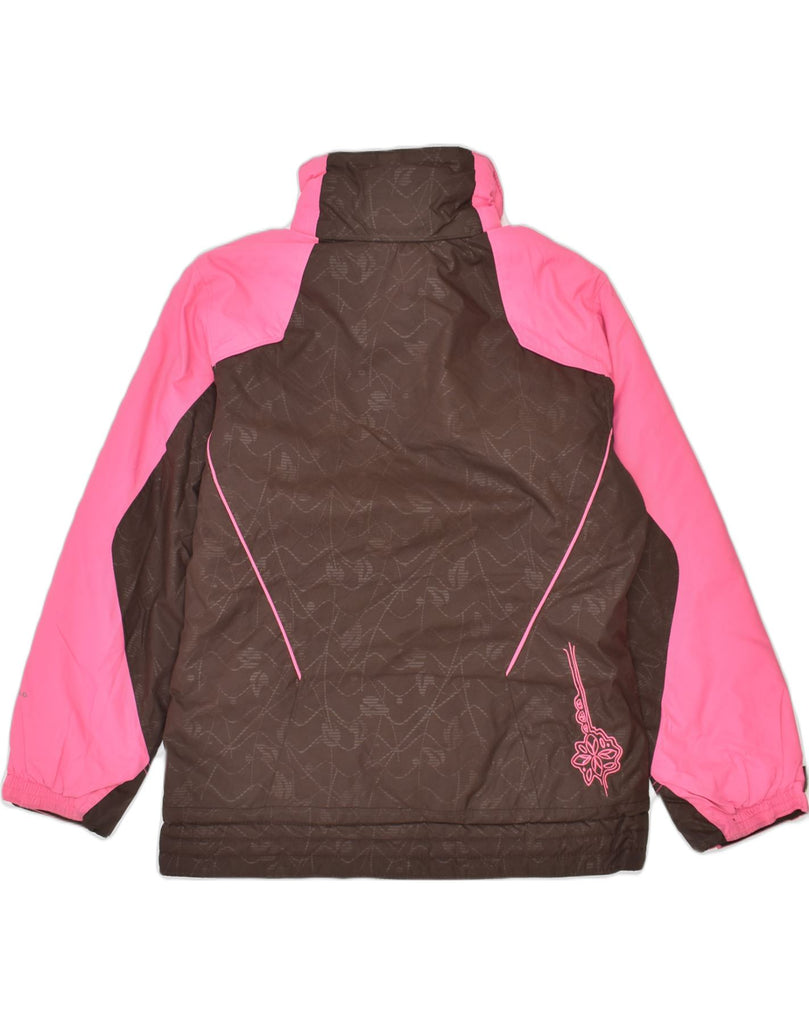 COLUMBIA Girls Windbreaker Jacket 7-8 Years Pink Colourblock Nylon | Vintage | Thrift | Second-Hand | Used Clothing | Messina Hembry 