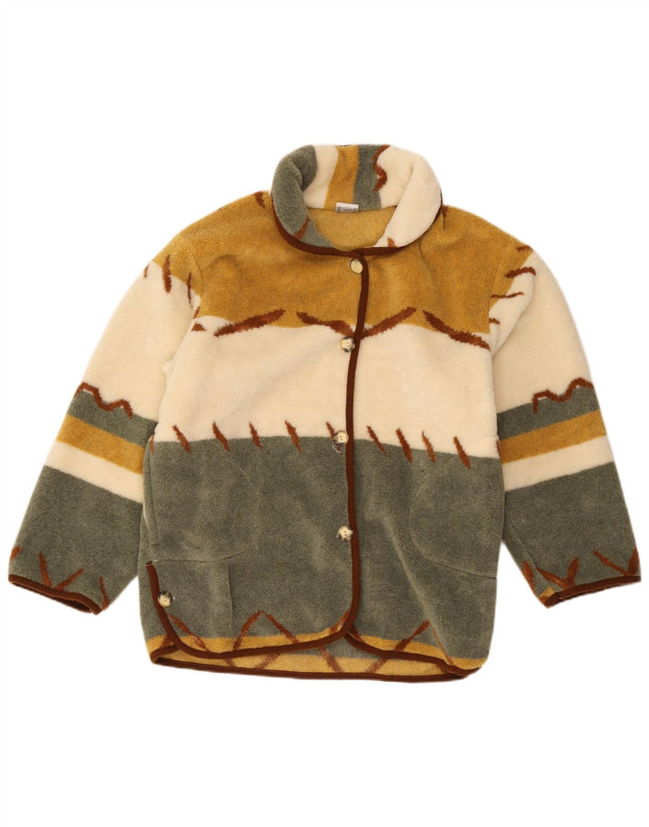 Vintage Womens Loose Fit Windbreaker Jacket UK 10 Small Multicoloured