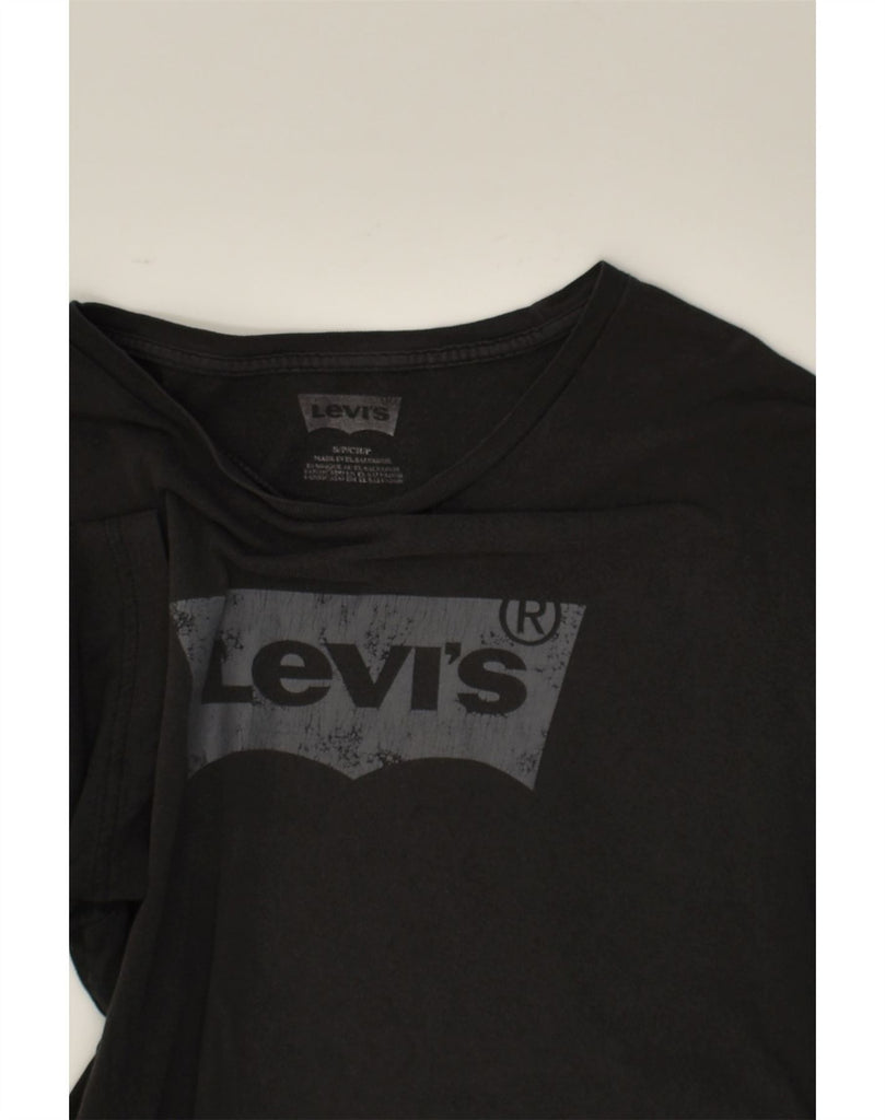 LEVI'S Mens Graphic T-Shirt Top Small Black | Vintage Levi's | Thrift | Second-Hand Levi's | Used Clothing | Messina Hembry 