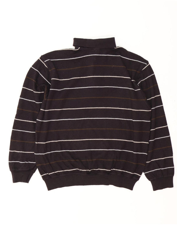 PAUL & SHARK Mens Yachting Polo Neck Jumper Sweater Medium Navy Blue