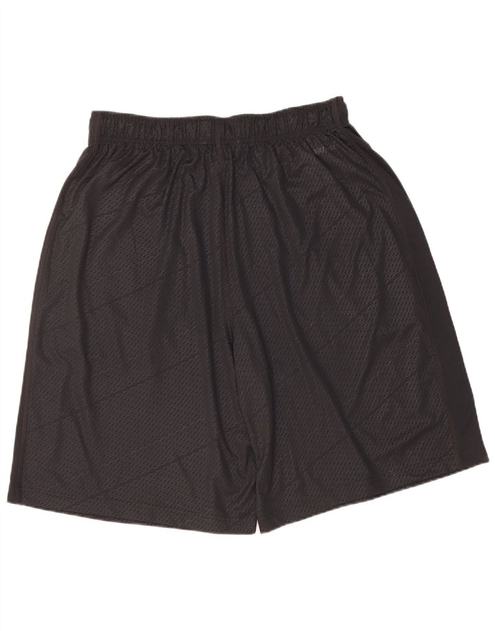 NIKE Mens Dri Fit Sport Shorts Large  Black Striped Polyester