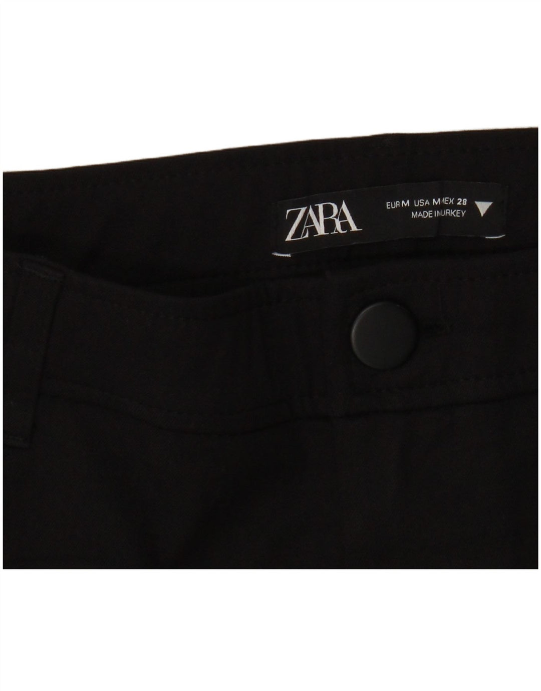 Zara Womens Flare Casual Trousers Medium W28 L29 Black