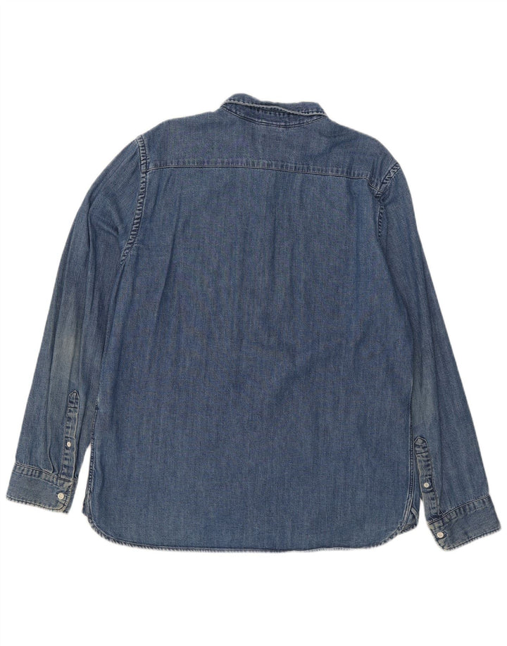 Levi's Mens Denim Shirt XL Blue Cotton