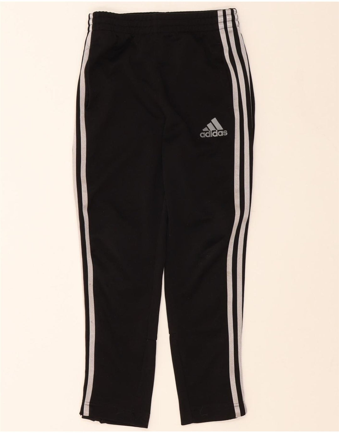 ADIDAS Girls Climalite Tracksuit Trousers 9-10 Years  Black Polyester Vintage Adidas and Second-Hand Adidas from Messina Hembry 