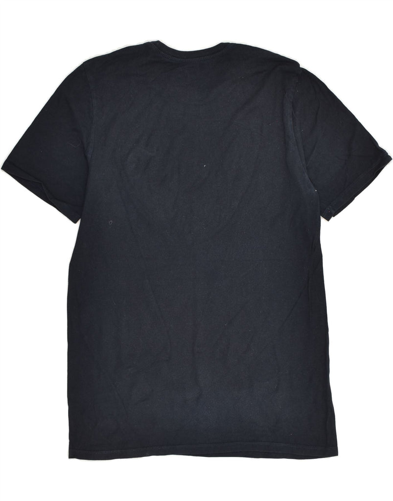 NIKE Mens T-Shirt Top Medium Navy Blue Cotton | Vintage Nike | Thrift | Second-Hand Nike | Used Clothing | Messina Hembry 