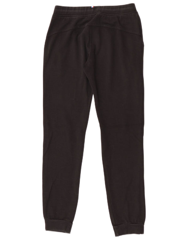 Le Coq Sportif Mens Tracksuit Trousers Joggers Medium  Black Cotton
