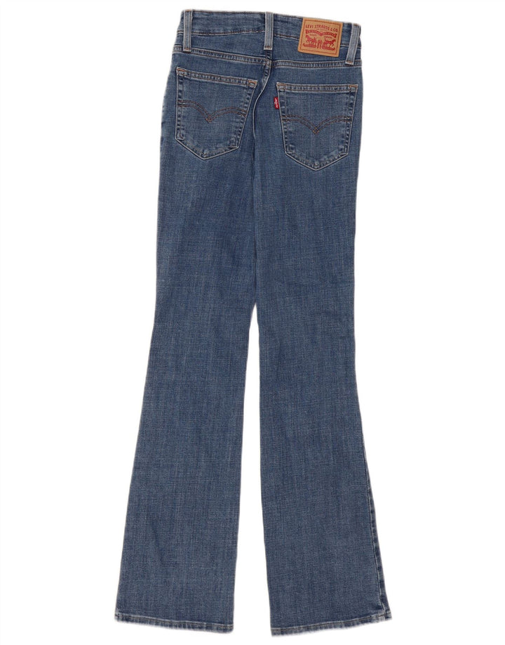 Levi's Womens 725 High Rise Bootcut Jeans W24 L31 Blue
