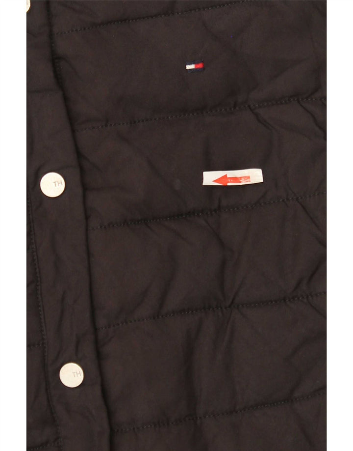 Tommy Hilfiger Womens Padded Gilet UK 6 XS Black Polyester