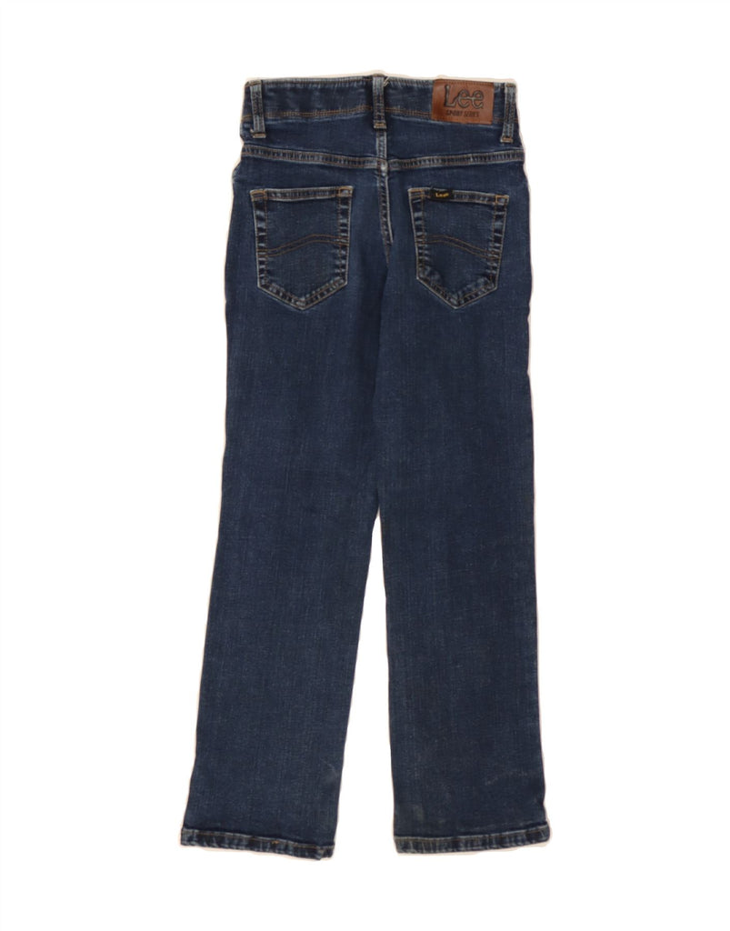 LEE Boys Straight Jeans 9-10 Years W24 L24 Navy Blue Cotton Vintage Lee and Second-Hand Lee from Messina Hembry 