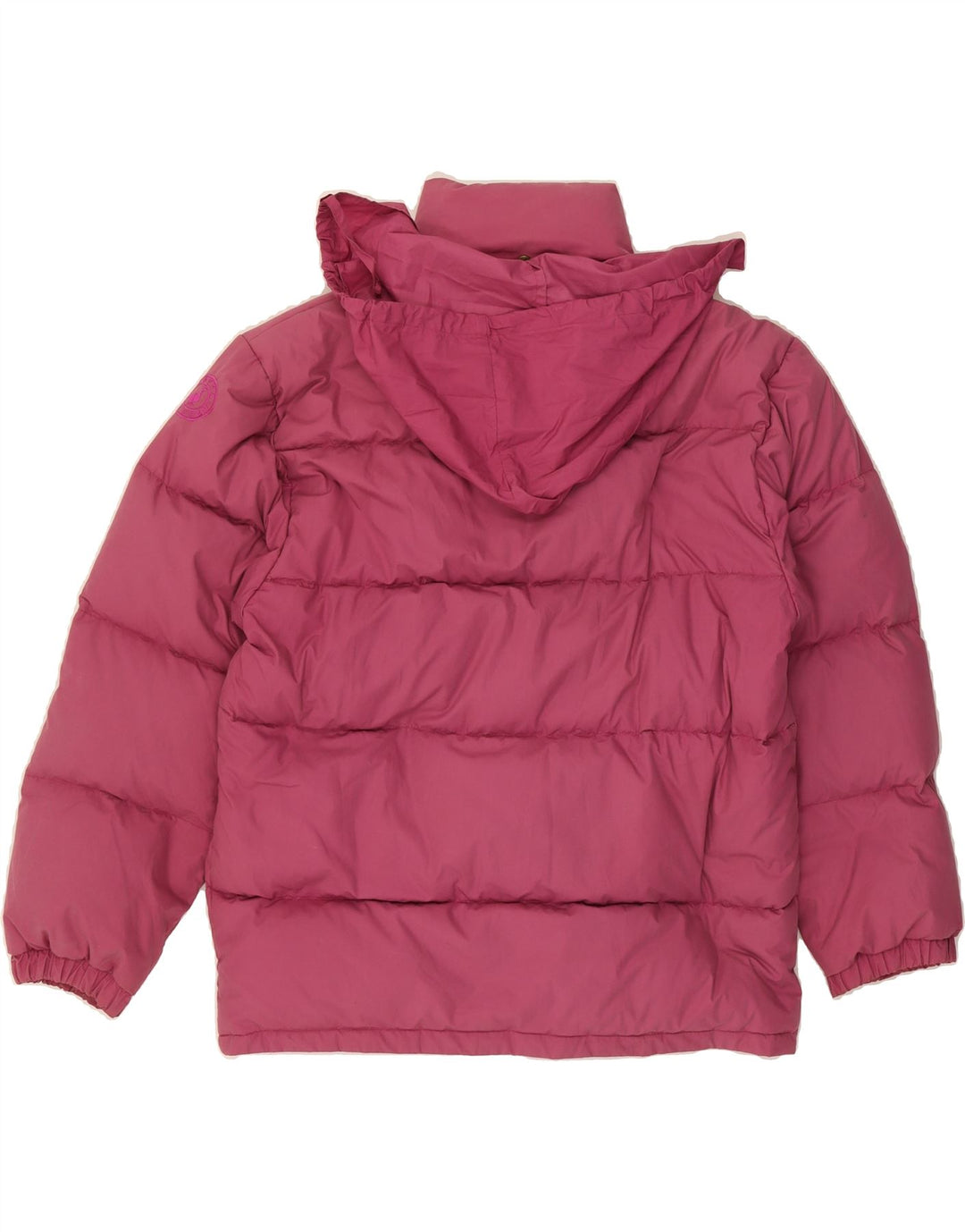 KAPPA Mens Hooded Padded Jacket UK 38 Medium Pink Cotton Vintage Kappa and Second-Hand Kappa from Messina Hembry 