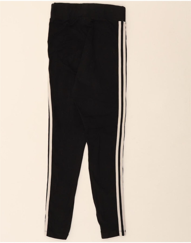 ADIDAS Womens Leggings UK 8 Small Black Cotton Vintage Adidas and Second-Hand Adidas from Messina Hembry 