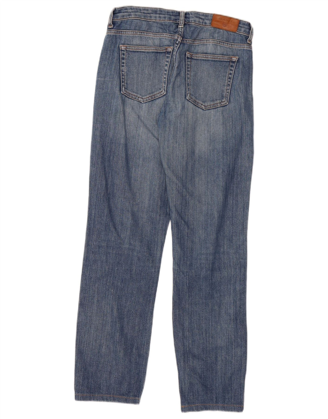 Gant Womens Straight Jeans W28 L29 Blue Cotton