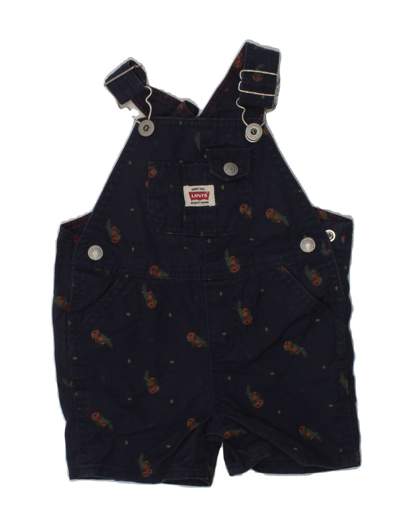 LEVI'S Baby Girls Dungarees Denim Shorts 6-9 Months W22  Navy Blue | Vintage Levi's | Thrift | Second-Hand Levi's | Used Clothing | Messina Hembry 