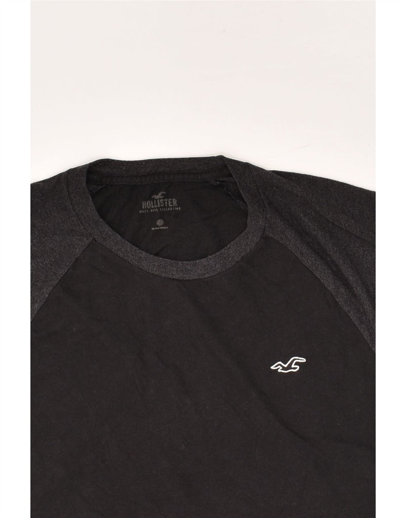 HOLLISTER Mens T-Shirt Top Medium Black Colourblock | Vintage Hollister | Thrift | Second-Hand Hollister | Used Clothing | Messina Hembry 