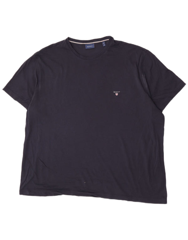 Gant Mens T-Shirt Top 5XL Navy Blue