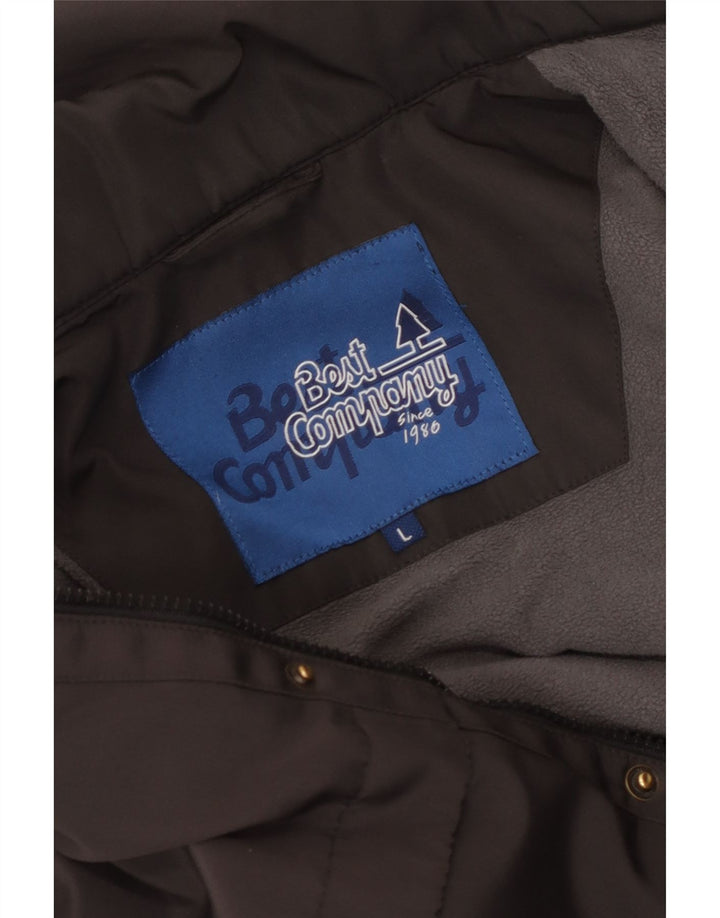 Best Company Mens Bomber Jacket UK 40 Large Black