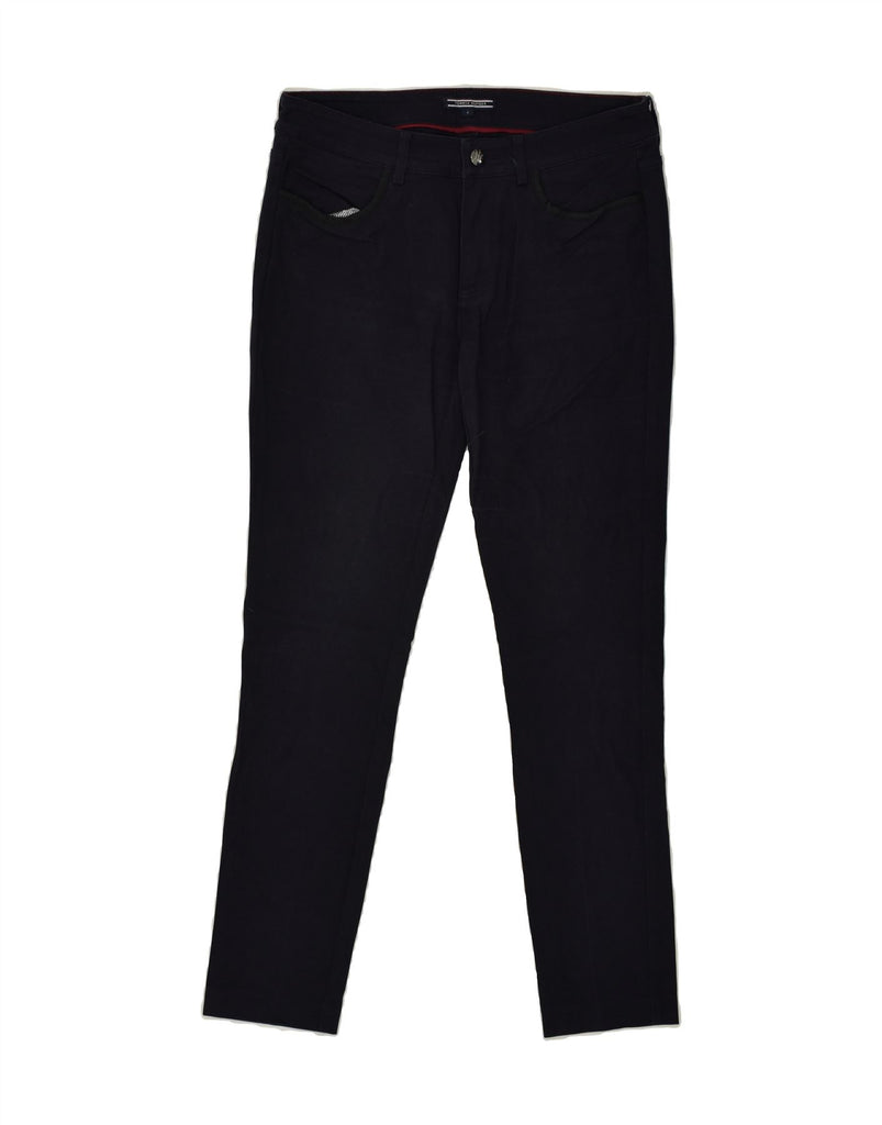 TOMMY HILFIGER Womens Skinny Casual Trousers US 6 Medium W30 L28 Navy Blue Vintage Tommy Hilfiger and Second-Hand Tommy Hilfiger from Messina Hembry 