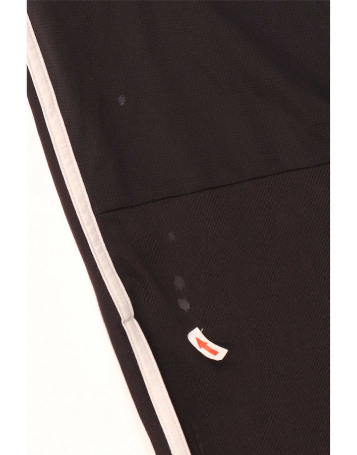 Adidas Mens Tracksuit Trousers Medium Black Polyester