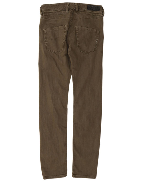 Diesel Mens Belther Slim Tapered Casual Trousers W29 L32 Khaki Cotton