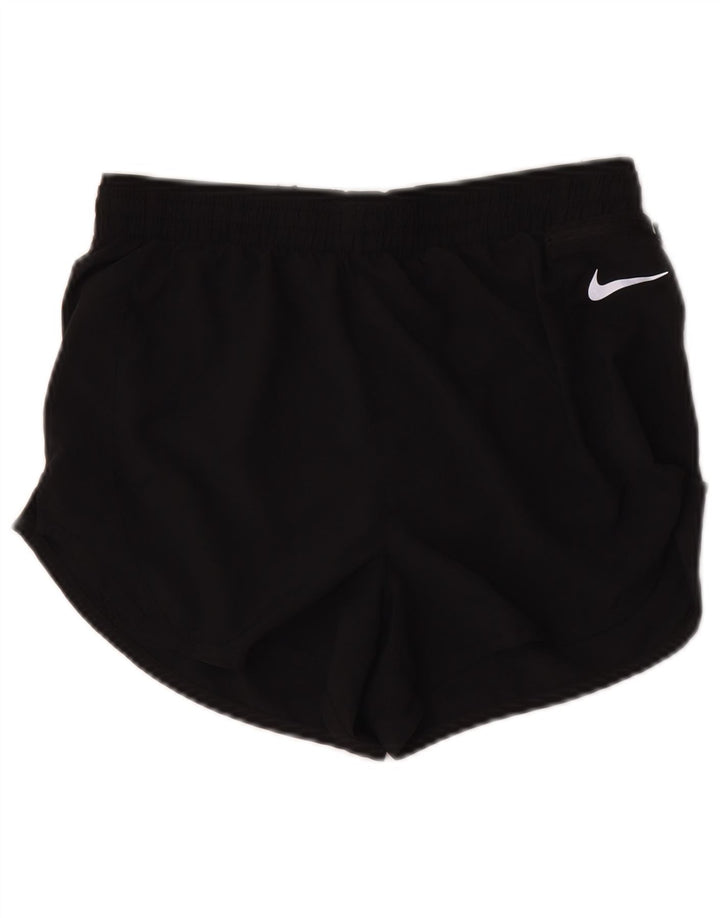 Nike Womens Dri Fit Sport Shorts UK 10 Small  Black Polyester