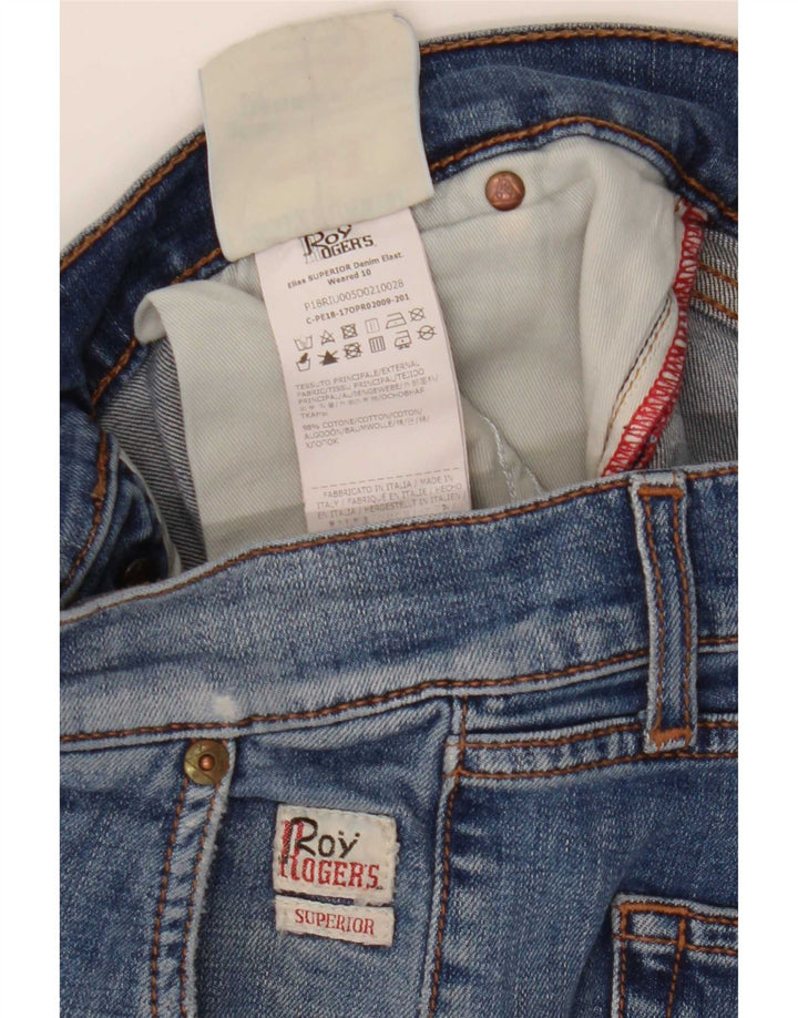 Roy Rogers Womens Slim Jeans W31 L26 Blue Cotton